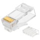 aiten data AI80.06.106 conector RJ-45 Transparente
